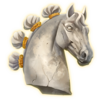 entrançado em botão